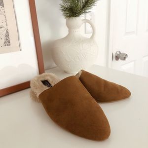 Shearling Lined Mules